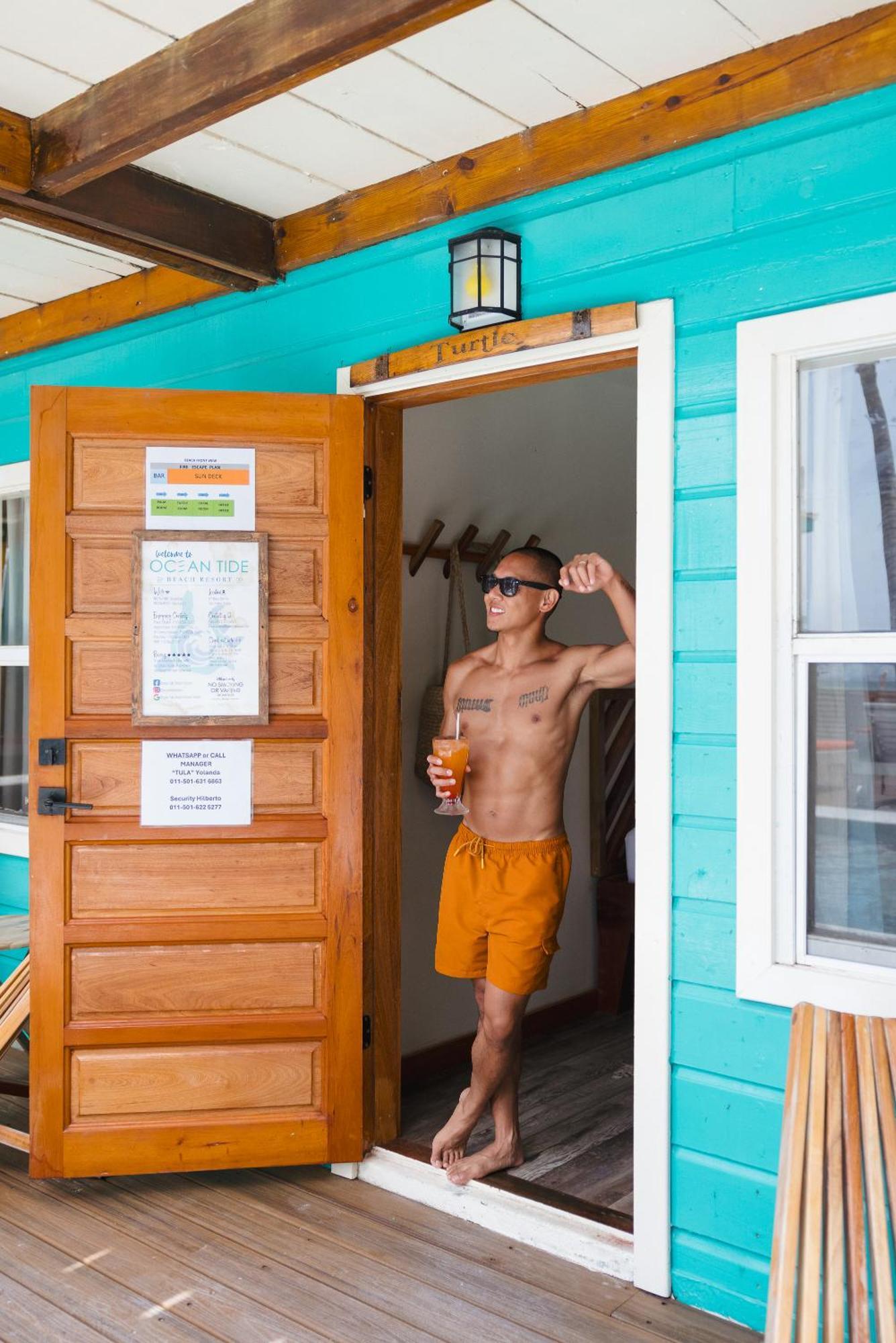 Ocean Tide Beach Resort San Pedro  Eksteriør bilde